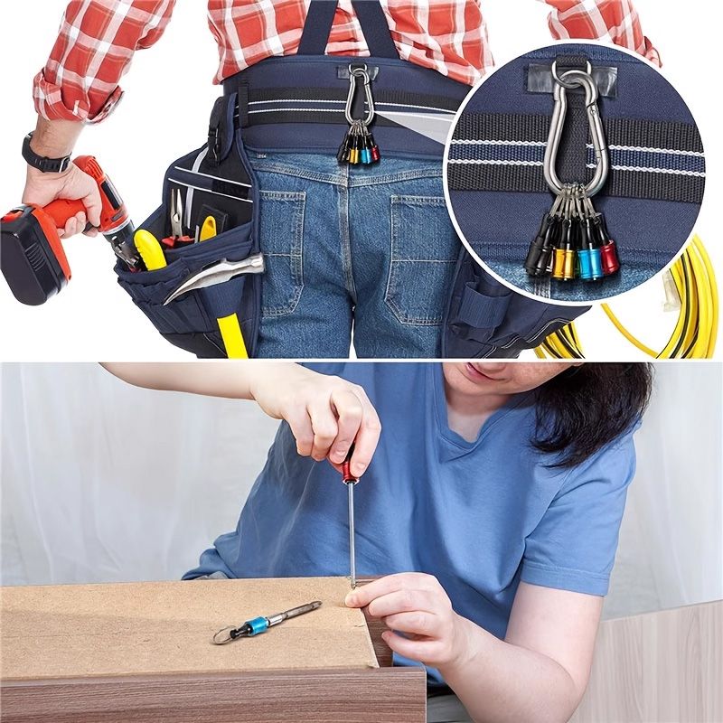 1/4" Hexagonal Screwdriver Bit Holder Key Rings - Image 8
