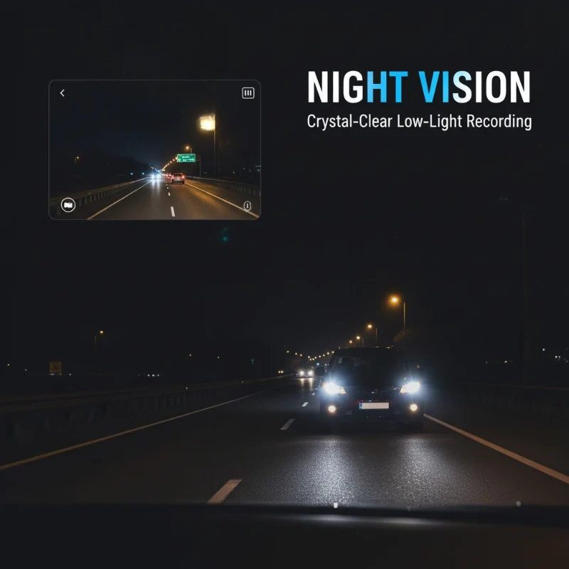 🔥Hot Sale Deals-1080P HD Dash Cam with Wi-Fi & Night Vision - Image 5