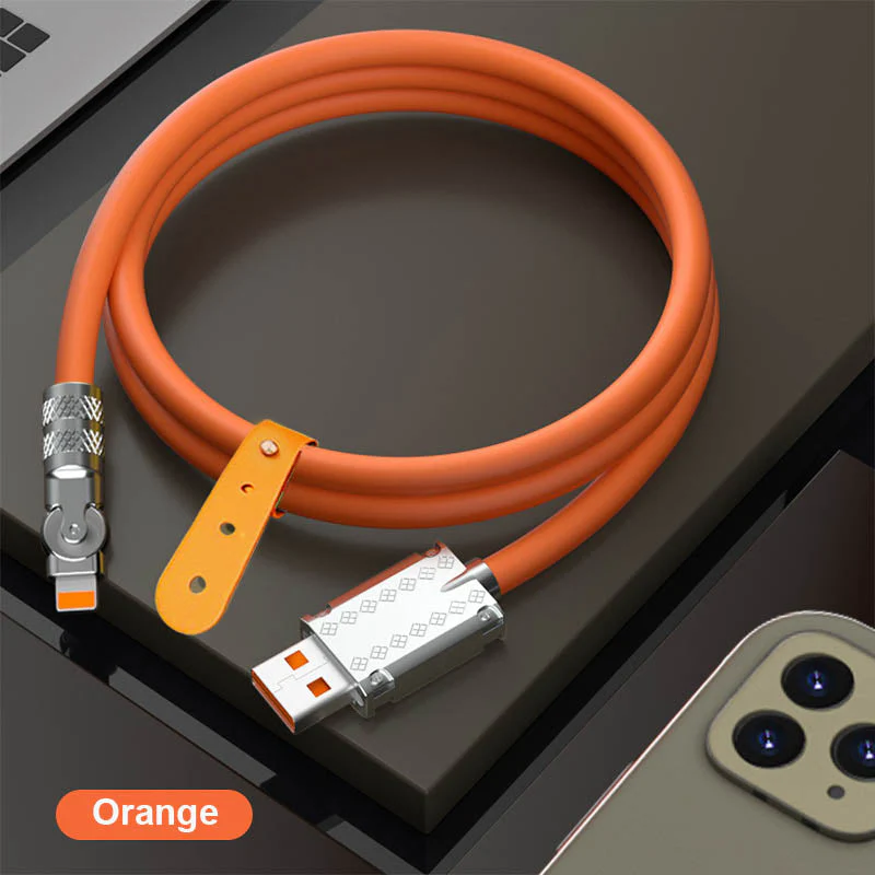 180° Anti-Break Fast Charge Data Cables(120W) - Image 3