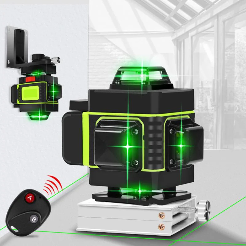 16 Lines Green Light Laser Level Self Leveling Tool - Image 7