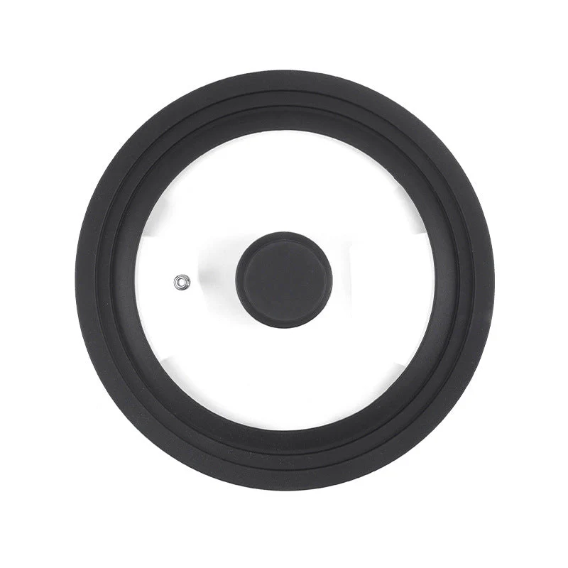 Universal Lid for Pots with Heat Resistant Silicone Rim - Image 9