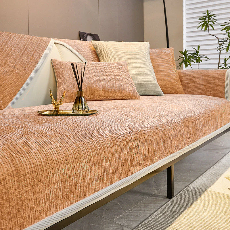 🔥Christmas Sale!🔥Simple Striped Chenille Anti-scratch Couch Cover - Image 9