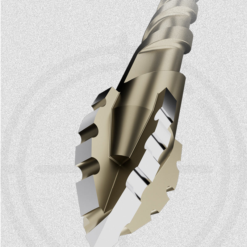 Four-Flute Sawtooth Eccentric Drill Bit 4-PCS Set - Image 3