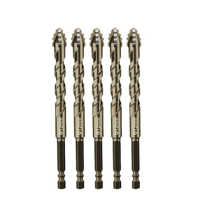 Four-Flute Sawtooth Eccentric Drill Bit 4-PCS Set - Image 7
