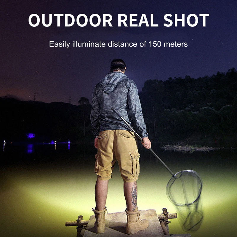 5-LED Rechargeable Headlamp with 3 Modes - Image 3