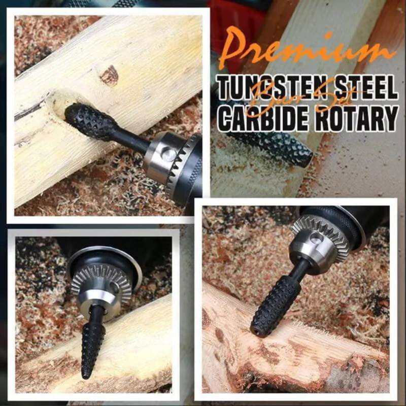 5-Piece Rotating Steel File Set - Image 3