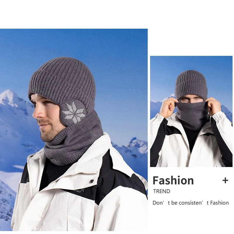 🎄Christmas Gift🎅 ❄Winter Beanie Hat Scarf Sets Warm Knit Hat😍 - Image 3
