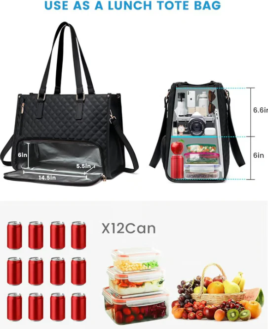🔥Hot Sale 50% OFF🔥3 in 1 Lunch Tote Bag for Women🎁Free Matching Wallet⏰ - Image 4