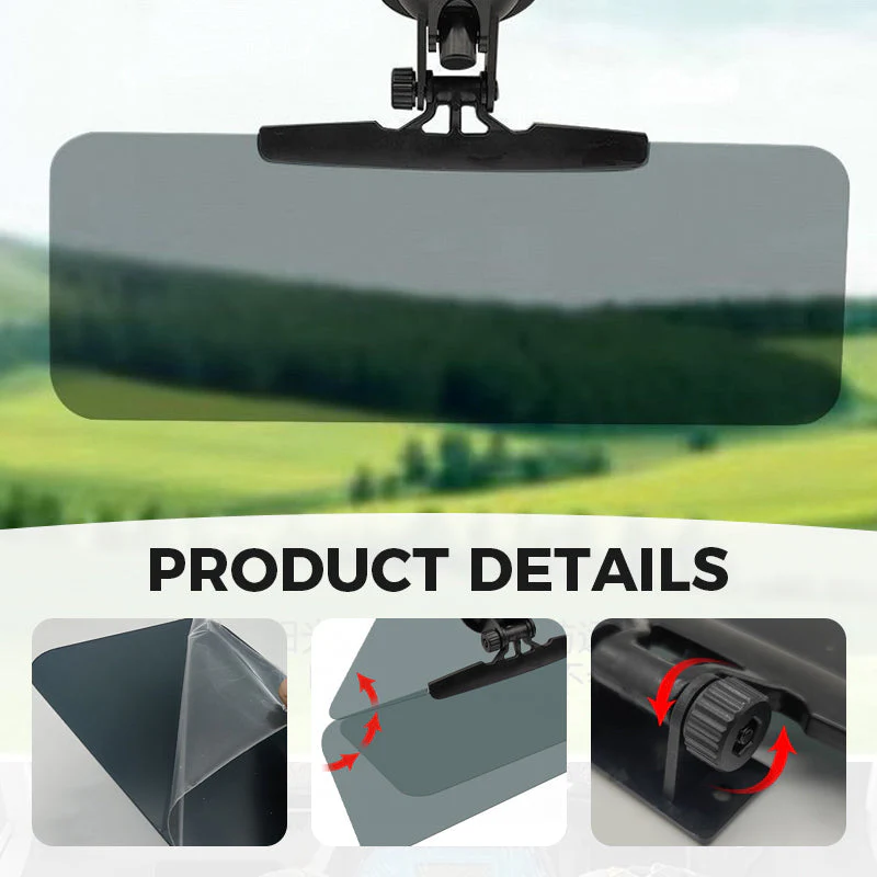 🔥Adjustable Anti-Glare Sun Visor Extender with Suction Cup - Image 6