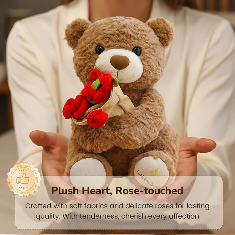 🔥 Hot Sale 50% OFF 💖Animal Bear Gift with Rose Flower Bouquet - Image 6