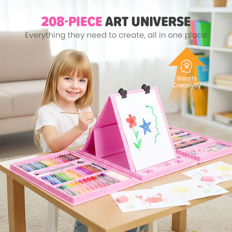 📢📢50  % OFF !!✨Deluxe 6-In-1 Art Creativity Set🎁The Best Present For Kids - Image 2