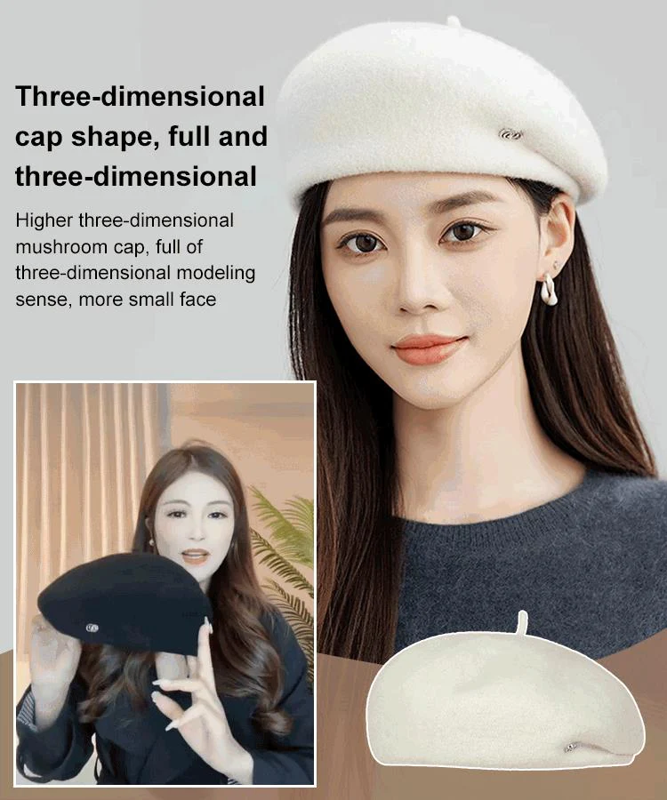 Tweed Stylish Beret - Image 2