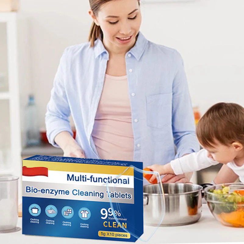 š„Buy 1 Get 1 FREEš„Multi-functional Bio-enzyme Cleaning Tablets - Image 3