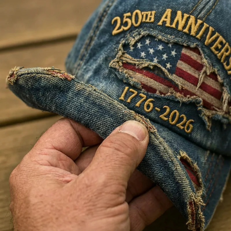 🎉2026 Hot Sale🔥250th Anniversary Distressed Baseball Cap - Image 8