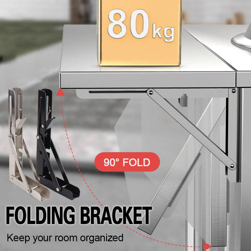 ⏳Time-Limited Special⏰ Instant Fold Multi-Use Bracket – Declutter Kitchen/Study, Space-Saving & Sturdy Organizer ✨