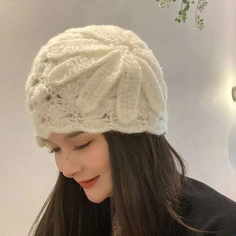 🔥New Year Special 49% OFF🔥Korean Style Retro Crochet Hat - Image 6