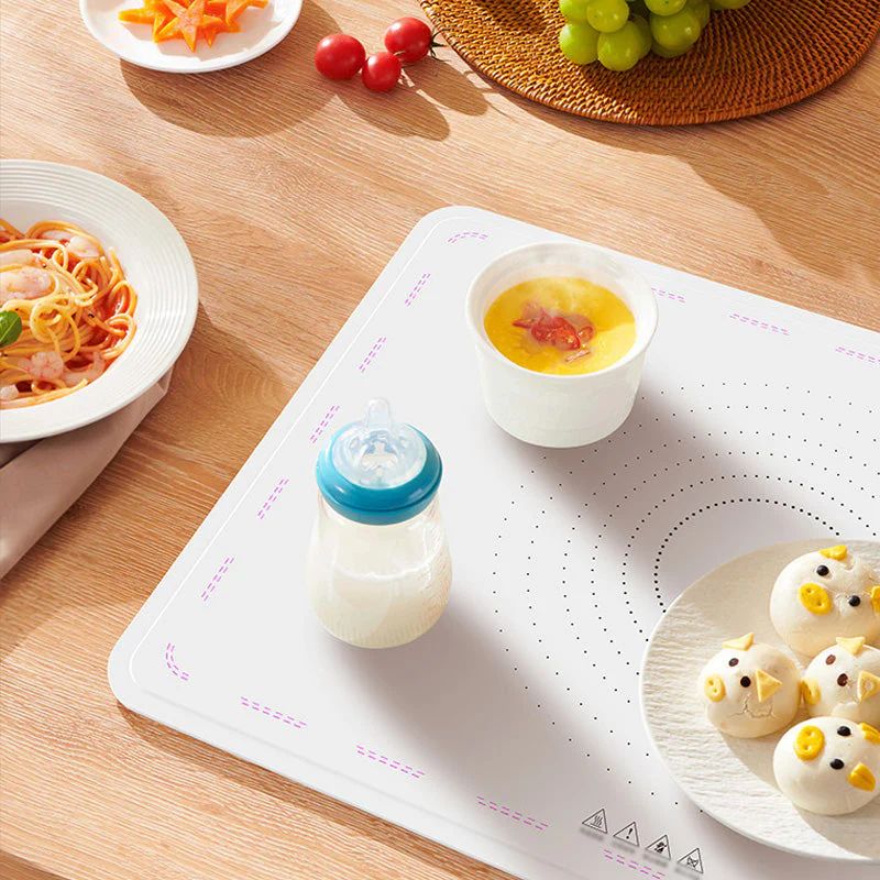 [Creative Gift] Smart Foldable Electric Heating Food Warmer Mat with Adjustable Temperature - Image 6