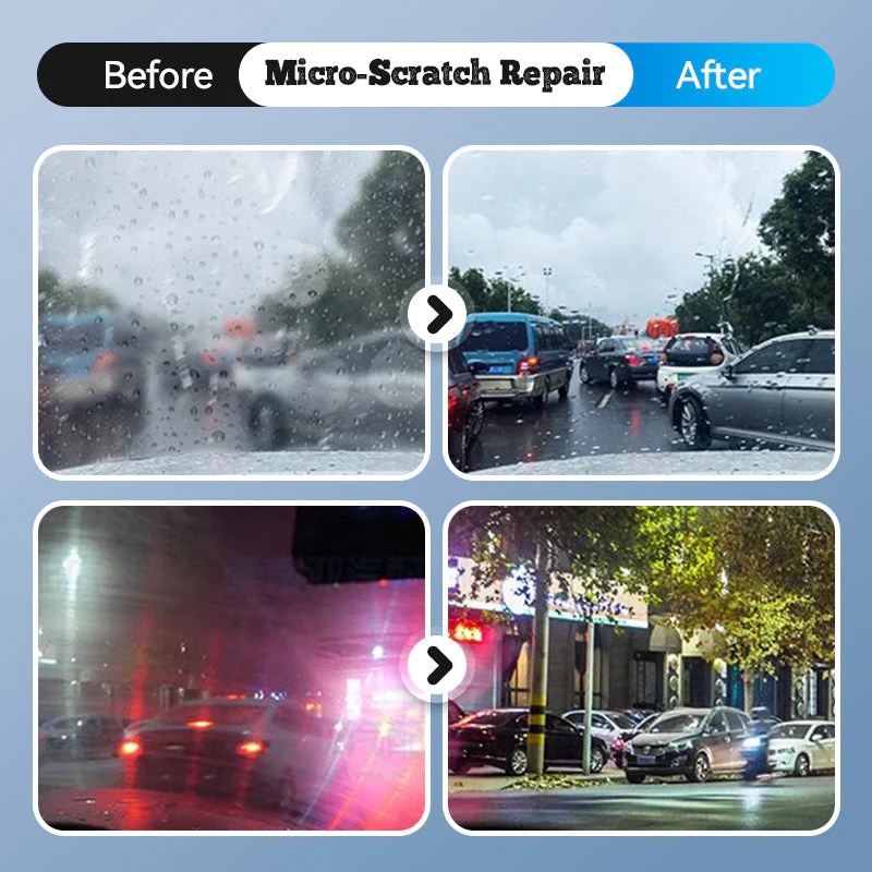 ๐ BUY 1 GET 1 FREE! โจ Car Glass Cleaner & Protective Coating - Repels Water, Prevents Fog & Dirt Build-Up, Enh Visibility in All Weather Conditions โ๐ - Image 2