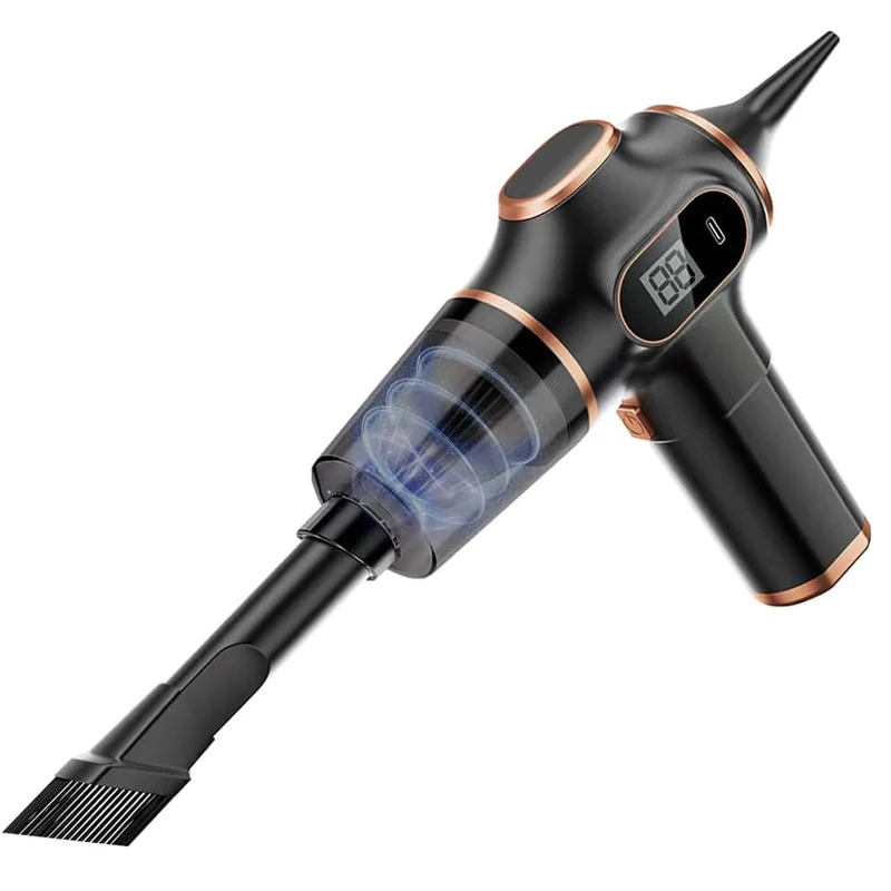 ✨ 4 in 1 High Power Cordless Car Vacuum Cleaner – Strong Suction, Long Battery Life & Versatile Attachments 🍃 - Image 4