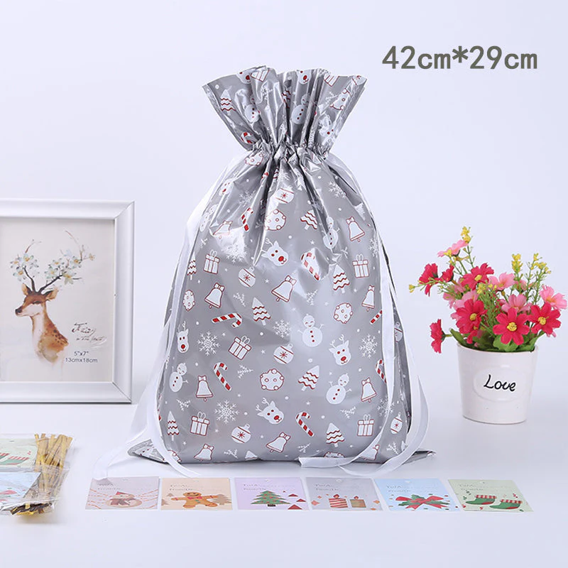 🎅Christmas Sales🎄Drawstring Christmas Gift Bags (Biodegradable) - Image 18