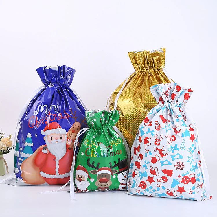 🎅Christmas Sales🎄Drawstring Christmas Gift Bags (Biodegradable) - Image 41