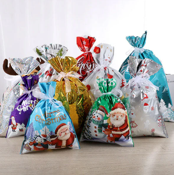 🎅Christmas Sales🎄Drawstring Christmas Gift Bags (Biodegradable) - Image 55