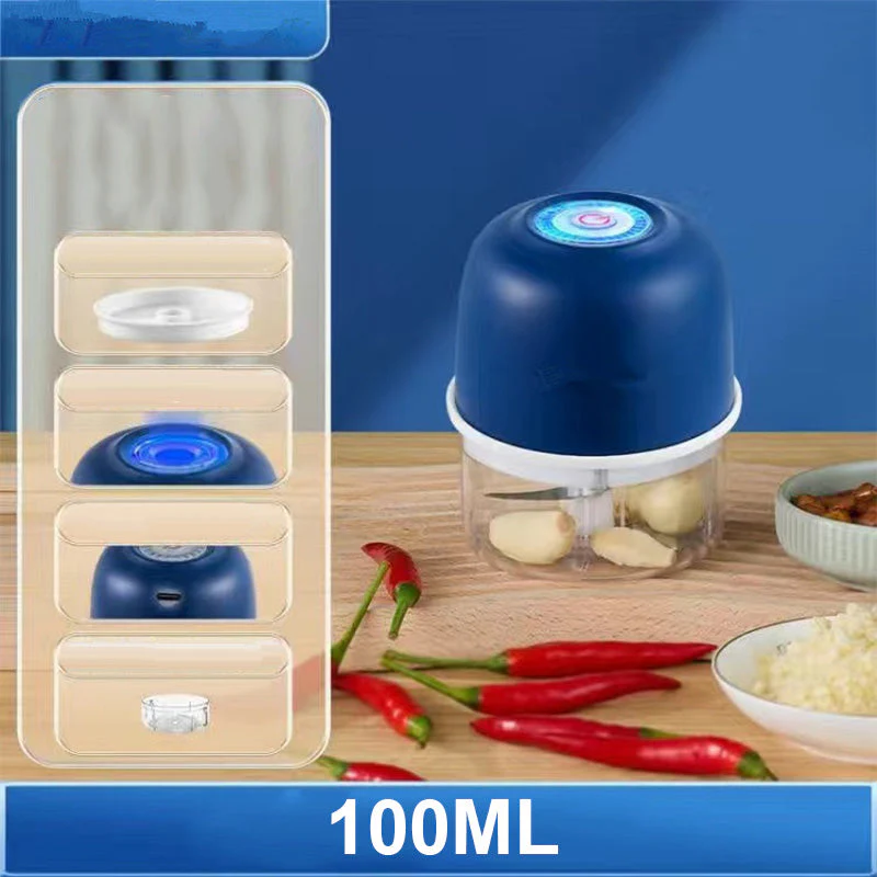 🔥HOT SALE 49% OFF🔥Cordless Multifunctional Mini Electric Garlic Chopper - Image 14