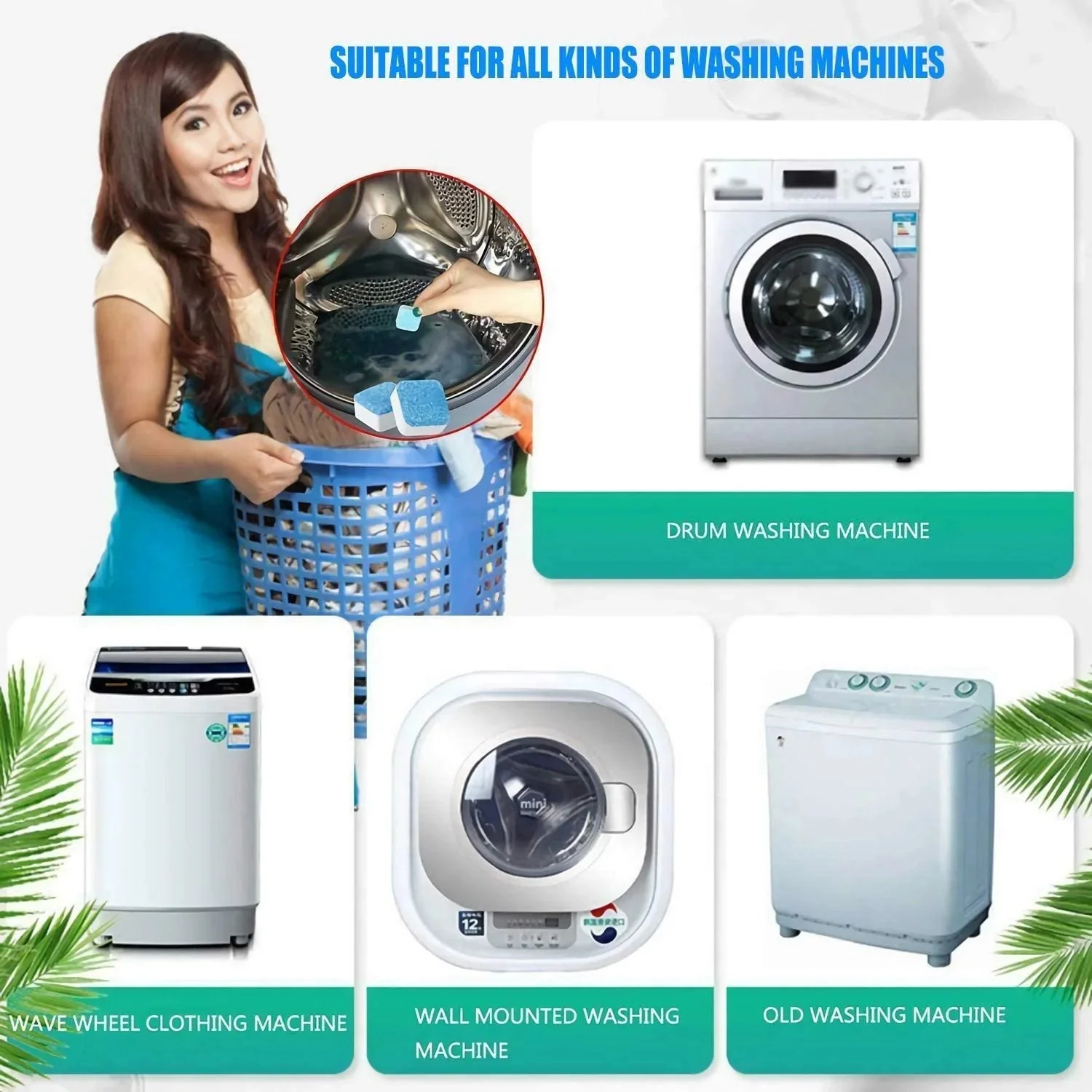 🧼Washing Machine Deep Cleaner Tablets ( Buy 2 Get 3 FREE ) - Image 6