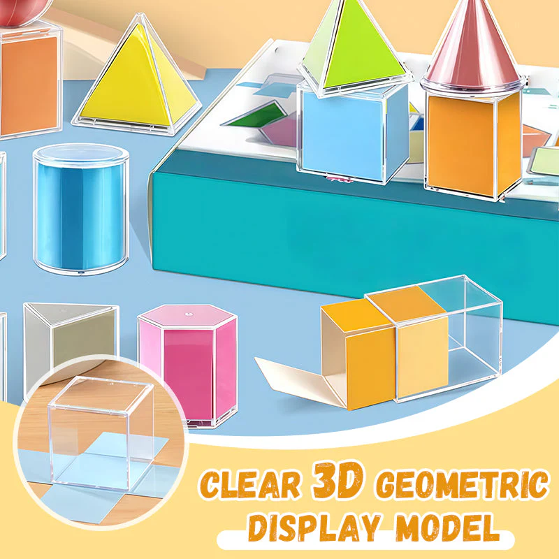 Clear 3D Geometric Display Model - Image 5