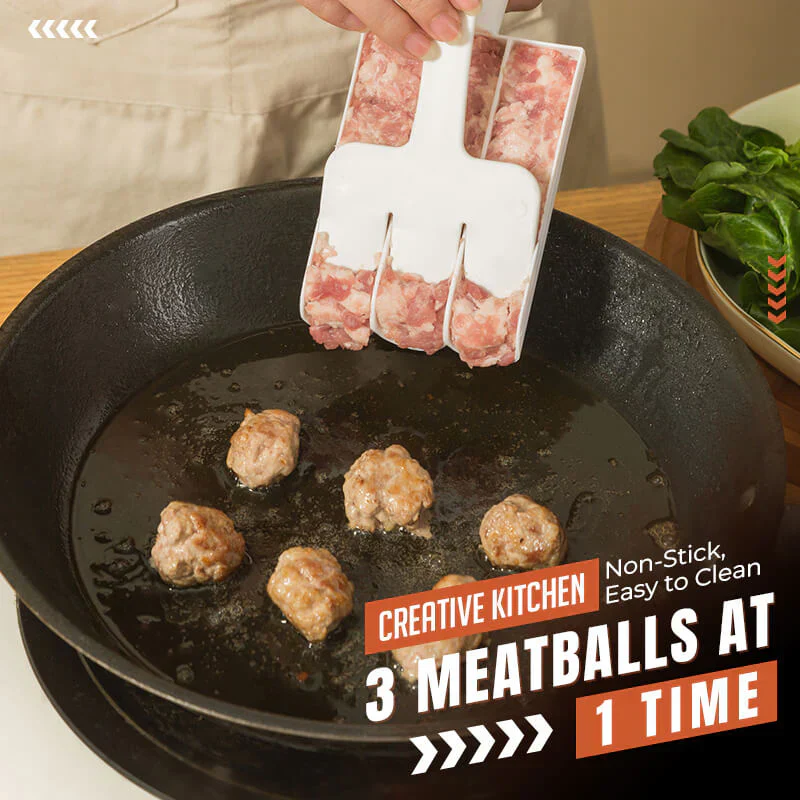Creative Kitchen Triple Meatball Maker - Image 2