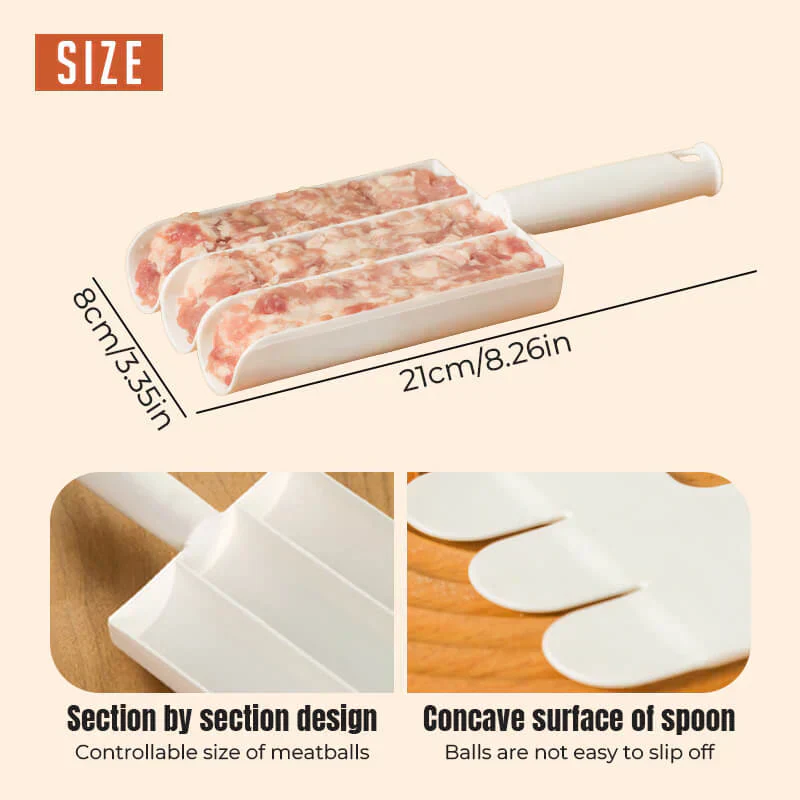 Creative Kitchen Triple Meatball Maker - Image 6