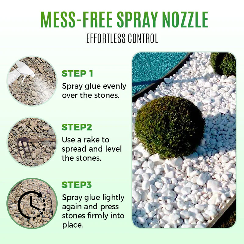 Clear & Waterproof Rock Glue for Landscaping - Image 7