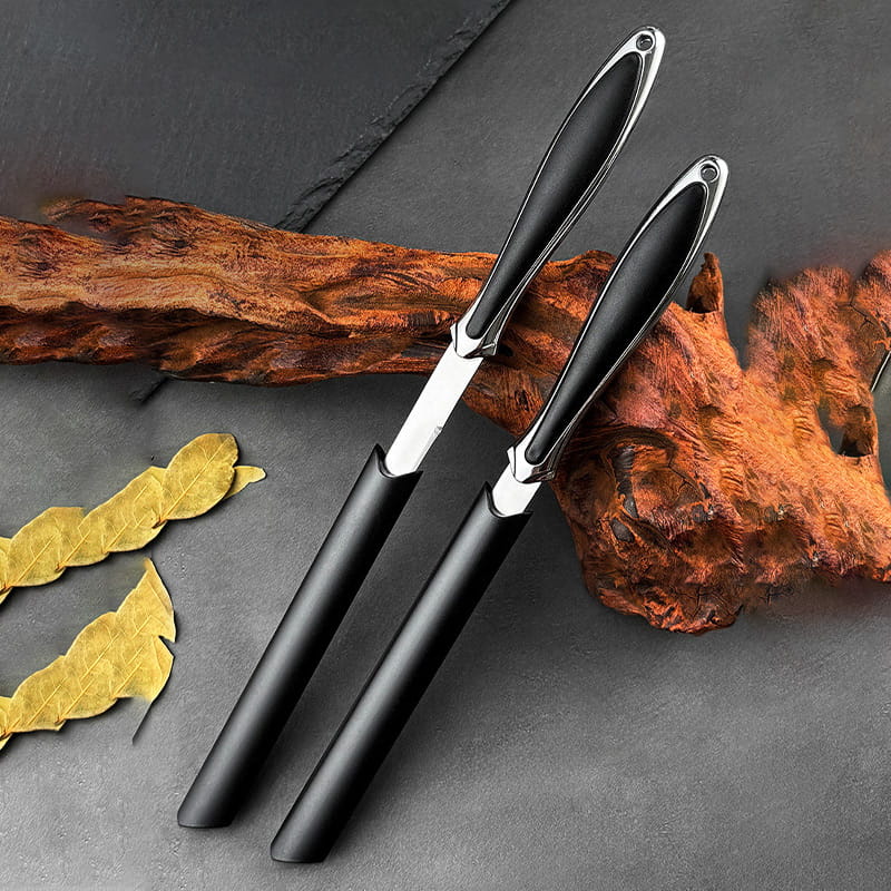 Portable Camping Straight Steel Knife with Sheath - Image 2