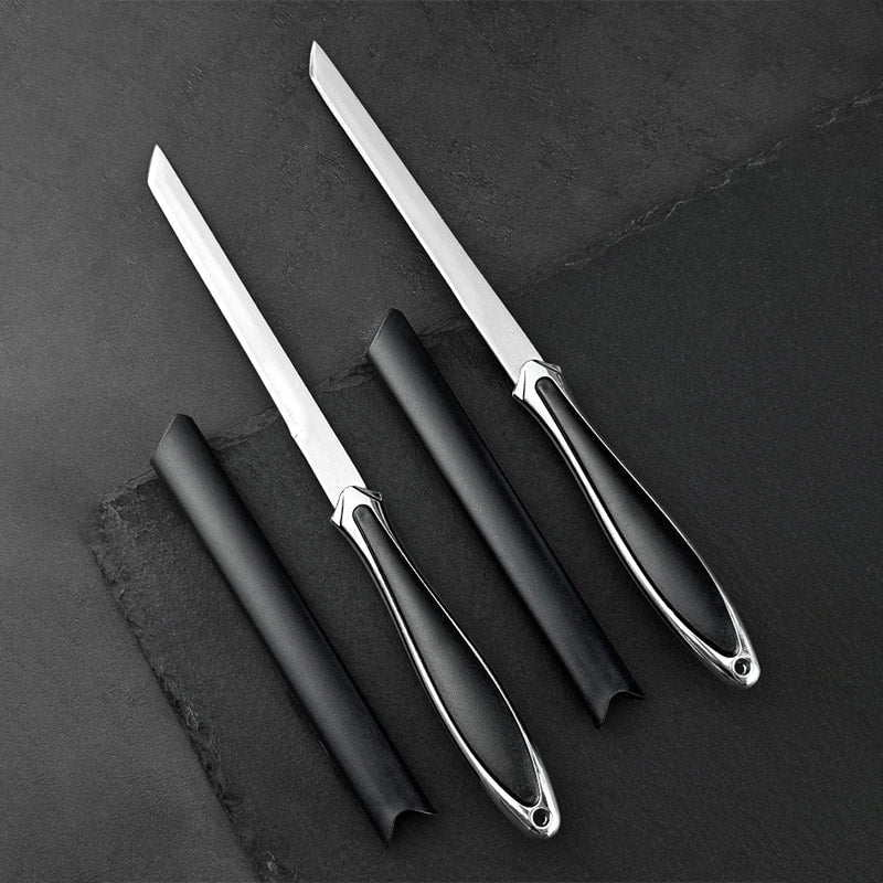 Portable Camping Straight Steel Knife with Sheath - Image 7