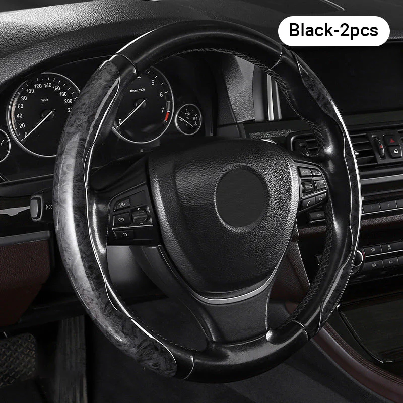 🍃🍃Carbon Fiber Pattern Laser Ultra-thin Non-slip Universal Car Steering Wheel Cover - Image 13