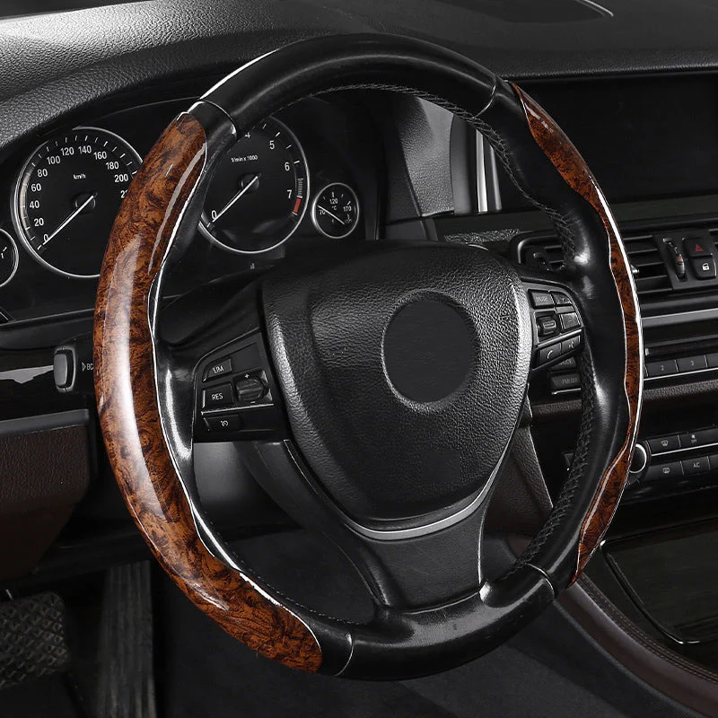 🍃🍃Carbon Fiber Pattern Laser Ultra-thin Non-slip Universal Car Steering Wheel Cover - Image 7