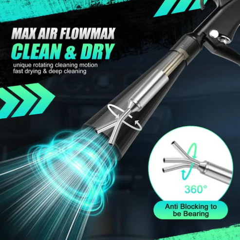 🔥Hot Sale🔥Air Blow Gun Car Interior Cleaning Gun High Pressure Car Detailing Cleaning Tool with Nozzle and Auto Detailing Dusting Brush - Image 6