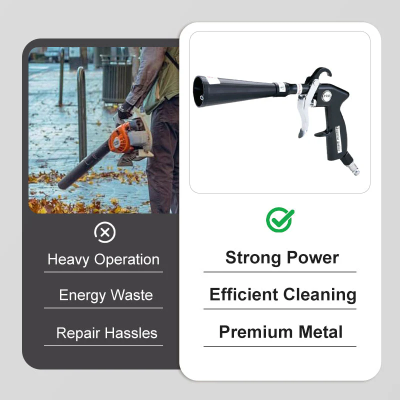 🔥Hot Sale🔥Air Blow Gun Car Interior Cleaning Gun High Pressure Car Detailing Cleaning Tool with Nozzle and Auto Detailing Dusting Brush - Image 9