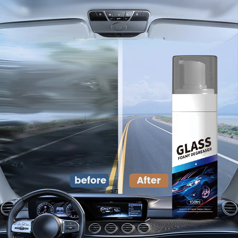 Car Glass Oil Film Foam Cleaner Spray - Image 2