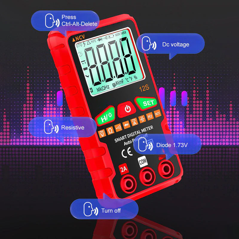 Digital Multimeter Electrical Tester for Current /Voltage/Frequency - Image 3