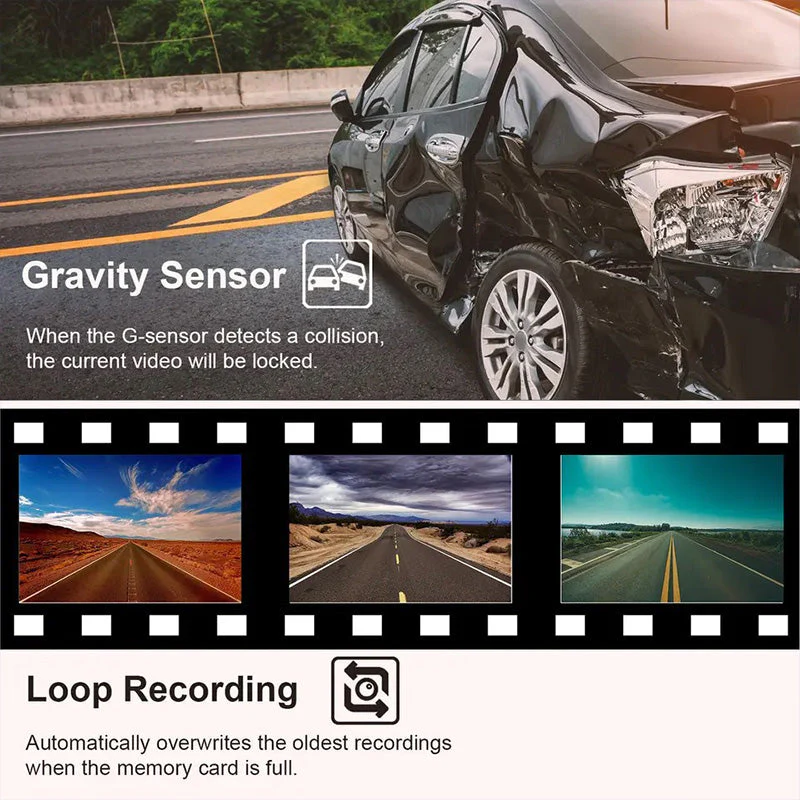 Vehicle Night Vision 3- Channel Dash Camera - Image 6