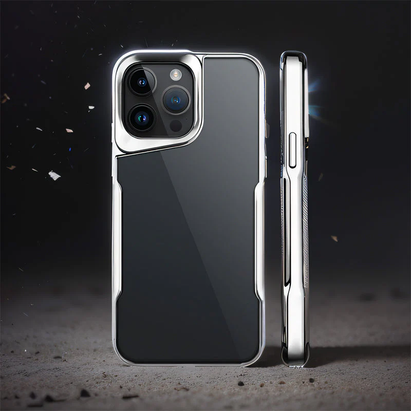 Luxury Acrylic Transparent Electroplated Soft Frame Case - Image 6