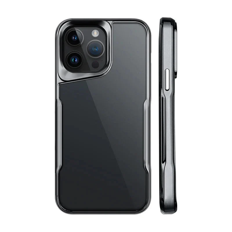 Luxury Acrylic Transparent Electroplated Soft Frame Case - Image 7