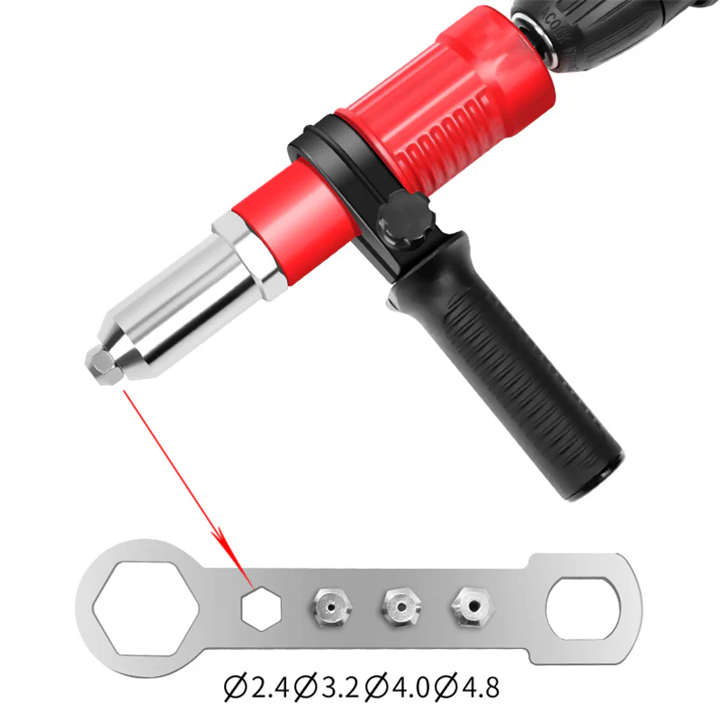 Professional Rivet Drill Head Adapter Kit - Image 3