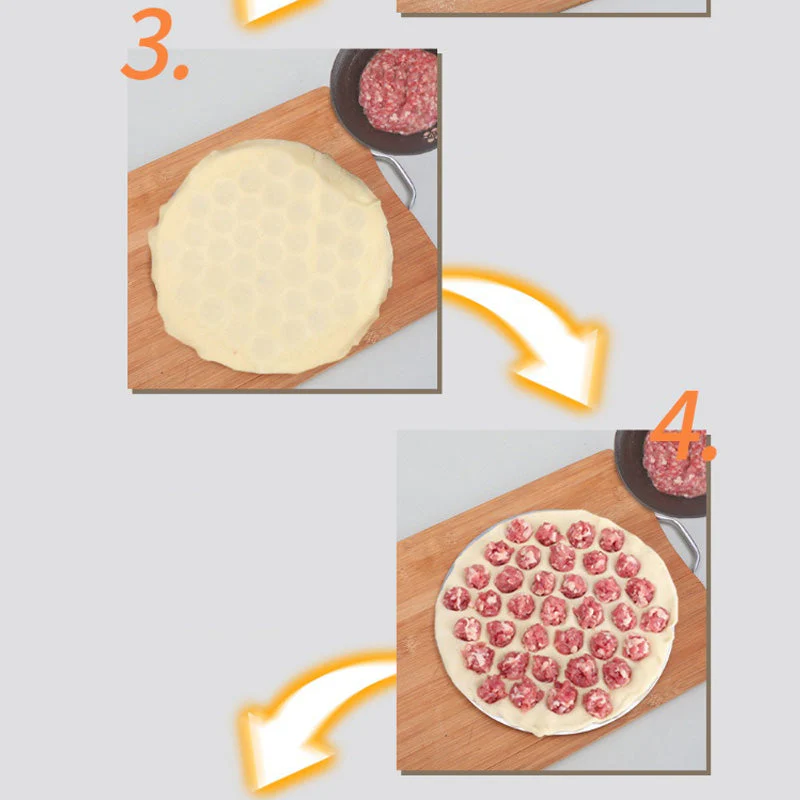 Durable 37-Hole Aluminum Dumpling Mold - Image 6