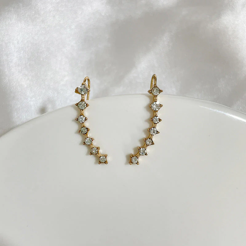 Ear Stud with Seven Stars and Diamonds - Image 13