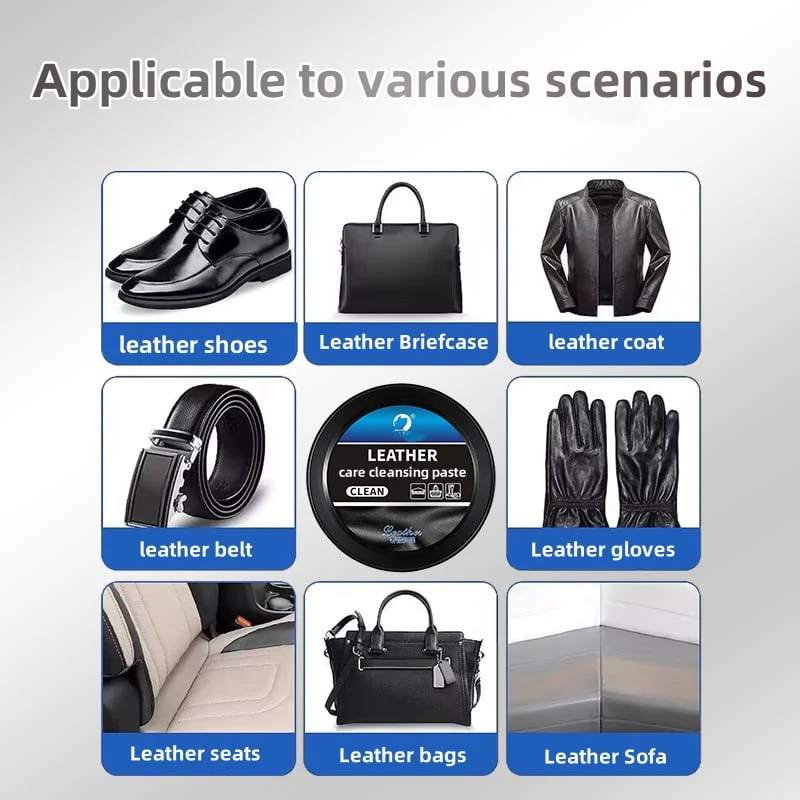 🔥 Leader cleaning and care cream &Cleaning paste for leather care - Image 3