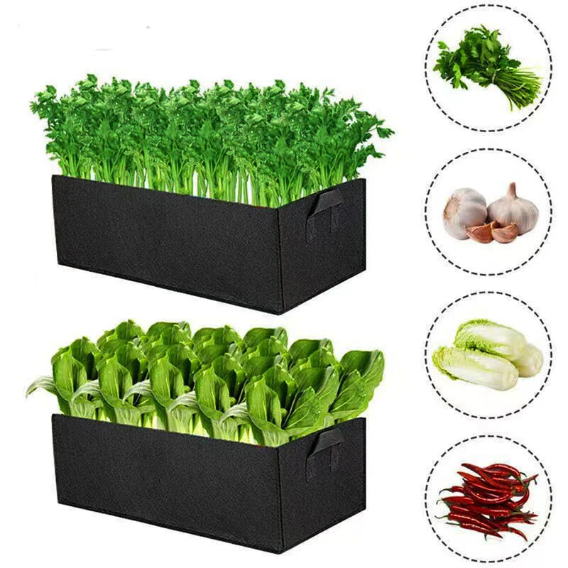 Fabric Raised Garden Bed with Dividers - Image 4