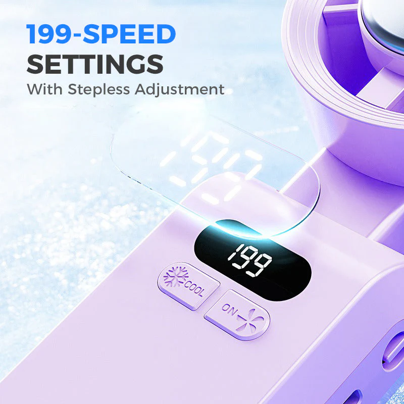 🌬️40% OFF!🧊Handheld Portable Fan with Ice Cooler - Image 4