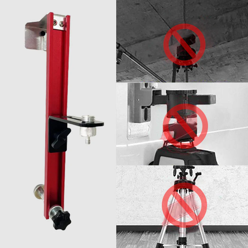 Fine-Tuning Bracket Laser Level Adapter - Stable Mounting Aluminum Alloy - Image 2